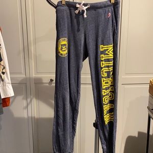 University of Michigan lightweight sweatpants
